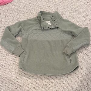 Abercrombie & Fitch Pullover Fleece Light Green Small